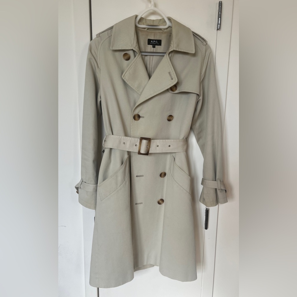 APC Classic Beige Trench Sz M